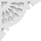 Ekena Millwork Wagon Wheel Architectural Grade PVC Corbel, 1 7/8"W X 20"D X 20"H CORP01X20X20WW - alternate 3